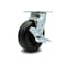 Service Caster 6 Inch Polyolefin Swivel Caster with Ball Bearing and Brake SCC-30CS620-POB-TLB - alternate 1
